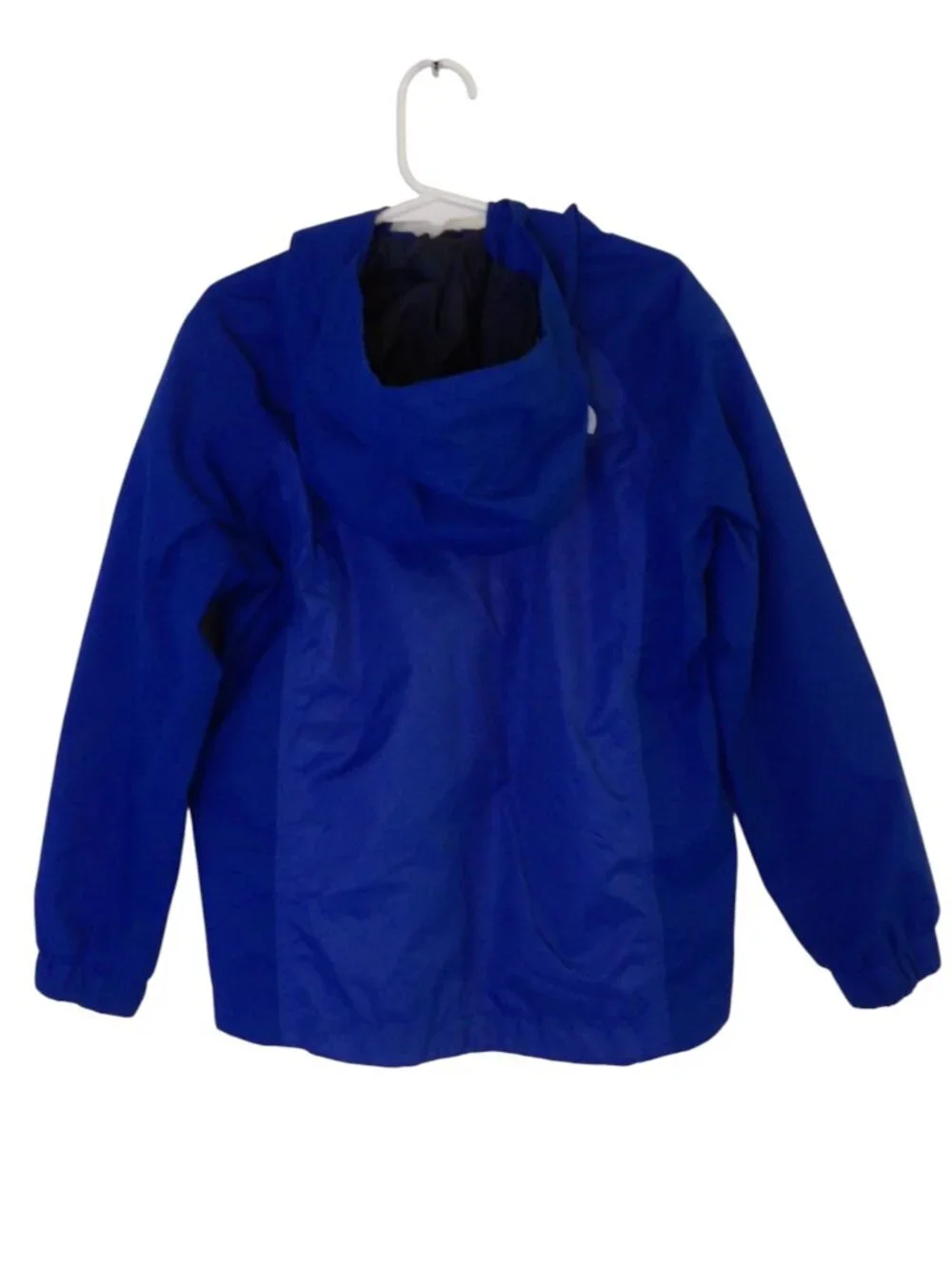 The North Face Blue Full Zip Hooded Rain Jacket Size XXS 5